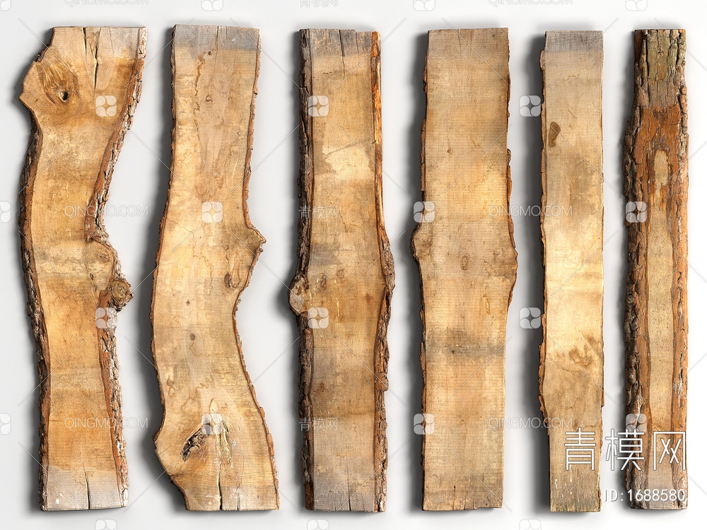 木板 木头 木块 木材 木条 原木 木柴3D模型下载【ID:1688580】