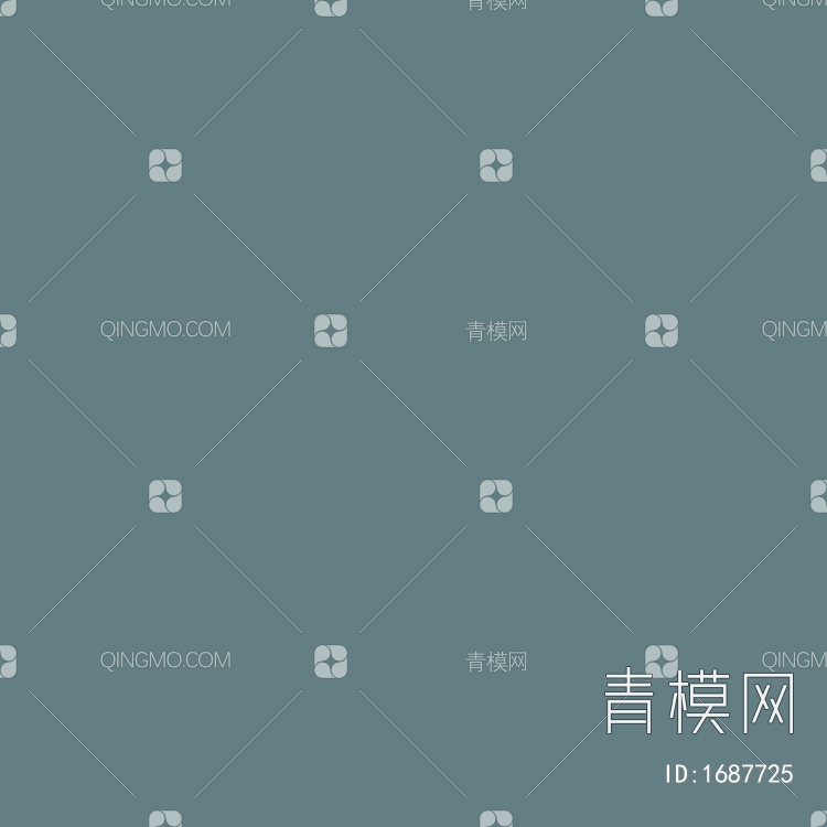 金意陶莫奈花园蓝绿瓷砖贴图下载【ID:1687725】