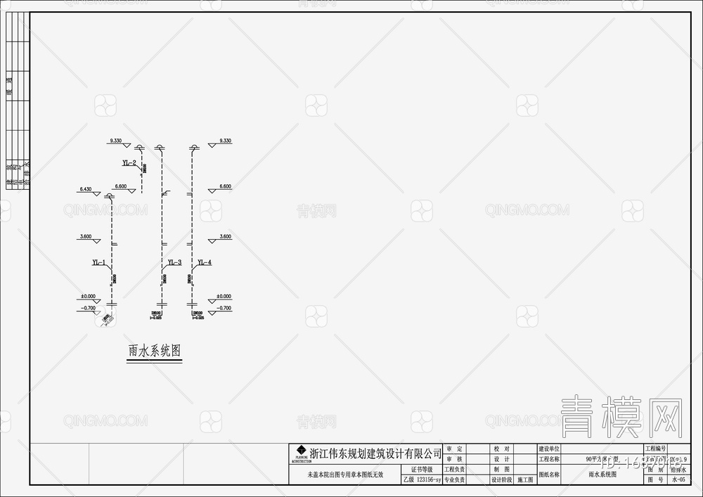 自建房建筑给排水 施工图【ID:1689018】