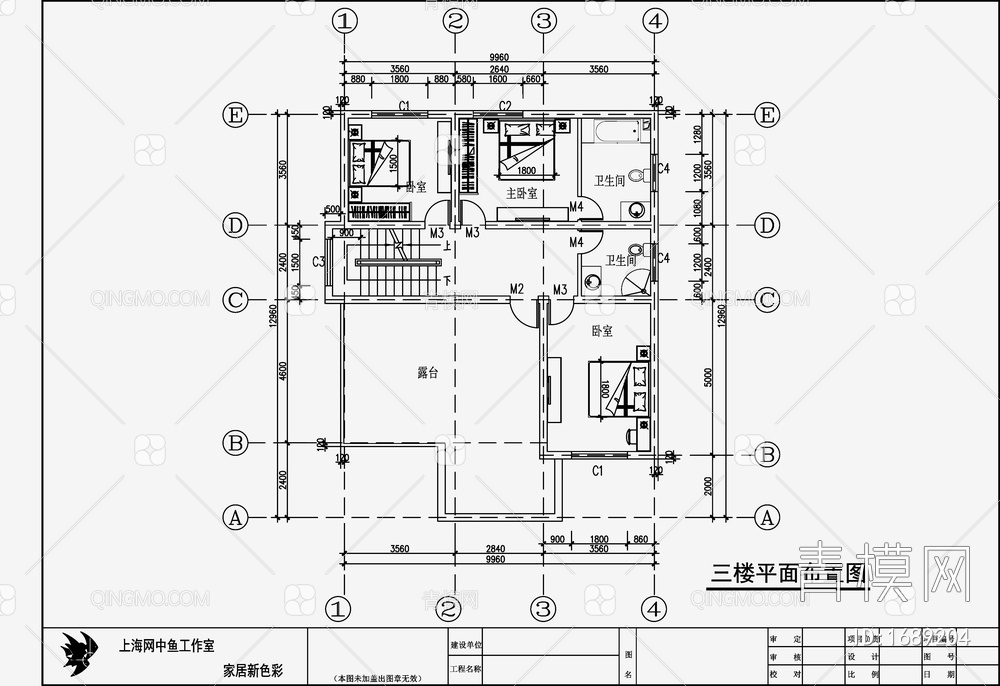 别墅设计效果图 施工图【ID:1689204】