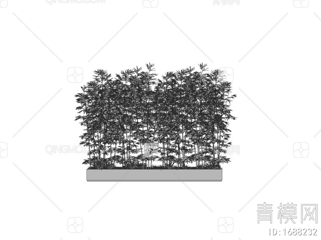 景观竹子 室内竹子 庭院竹子 树池3D模型下载【ID:1688232】