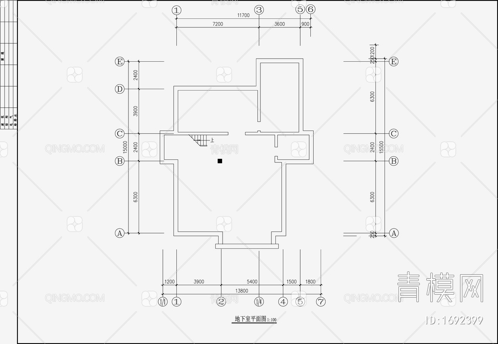别墅设计 施工图【ID:1692399】