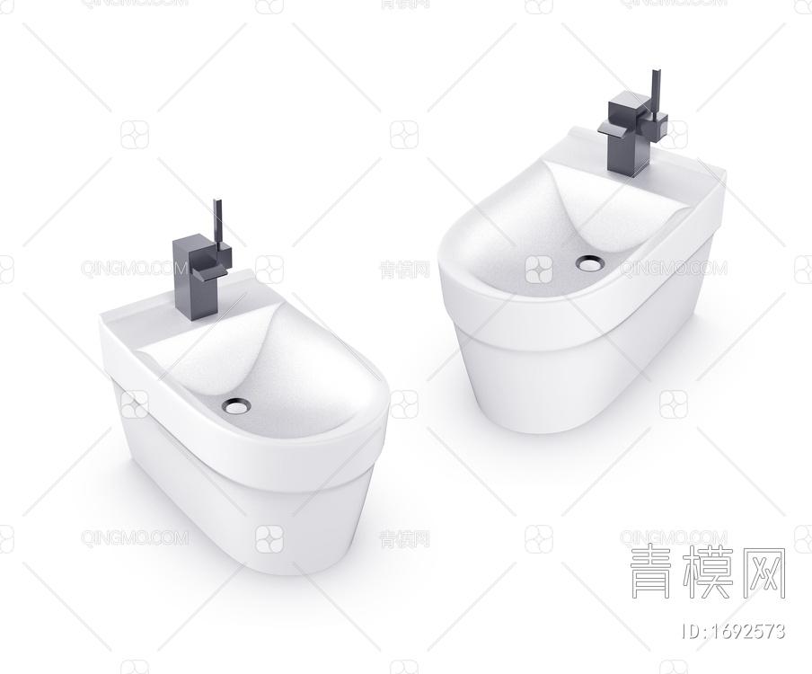 卫浴小件 洗手台SU模型下载【ID:1692573】