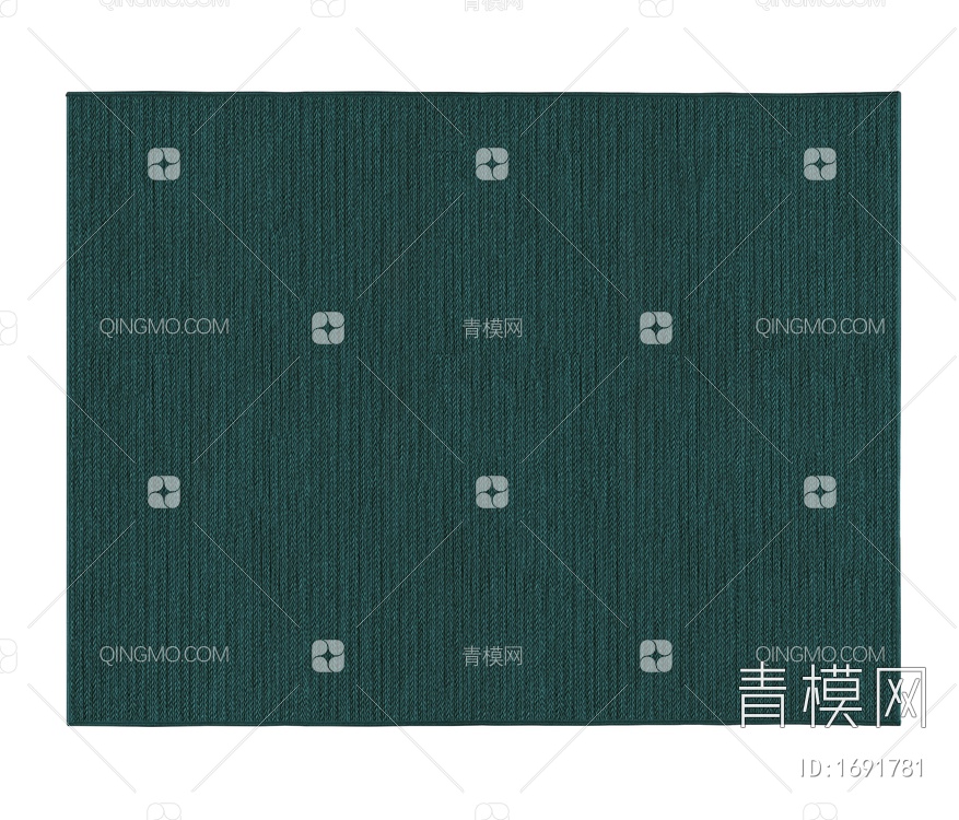 蓝绿色地毯贴图下载【ID:1691781】