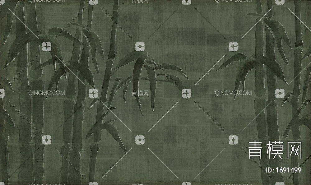 绿色竹子壁纸贴图下载【ID:1691499】