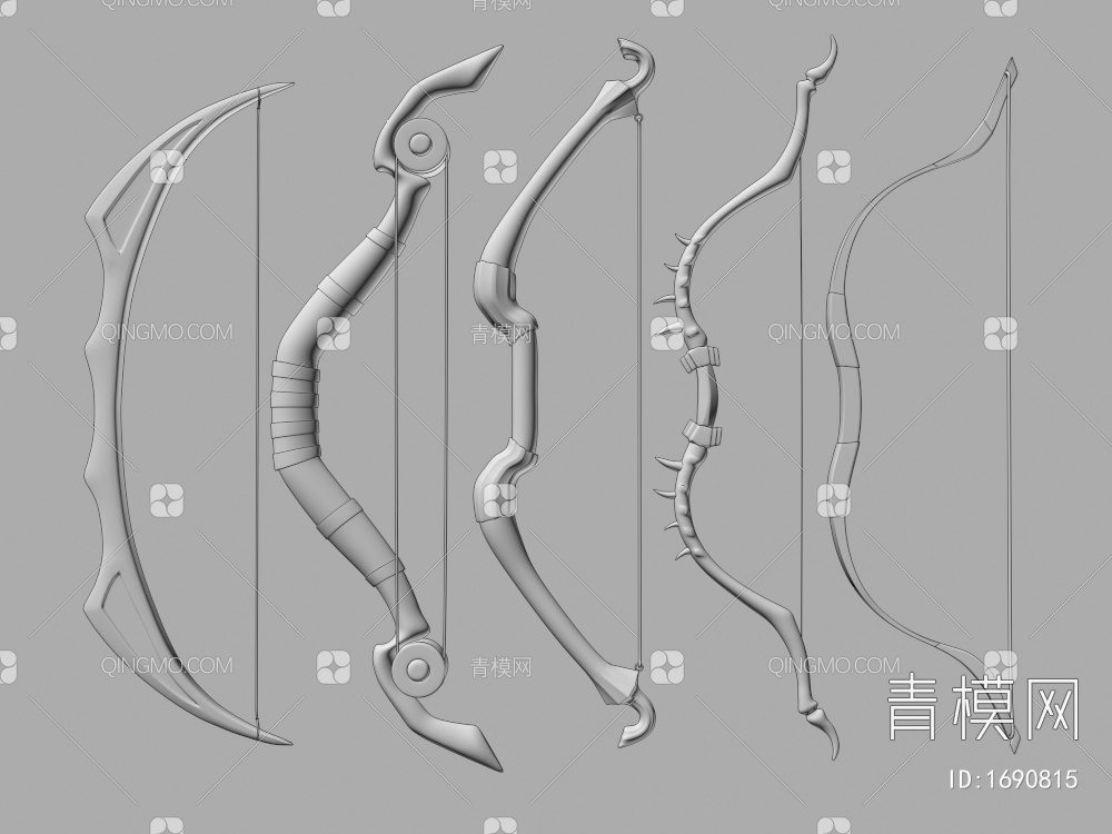 弓箭3D模型下载【ID:1690815】