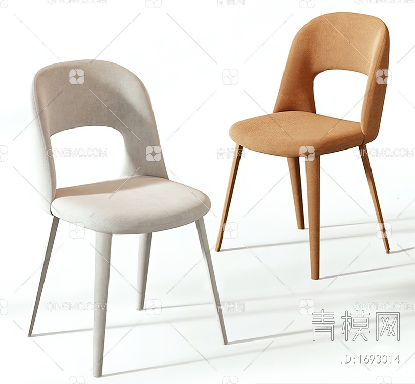 椅子 餐椅3D模型下载【ID:1693014】