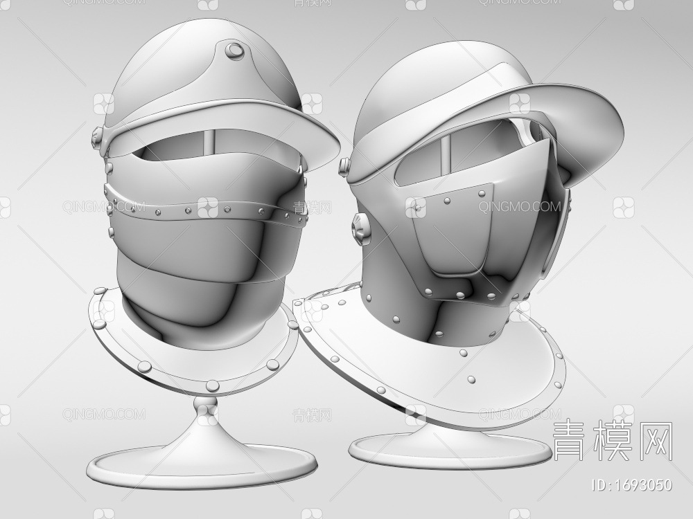 头盔摆件3D模型下载【ID:1693050】