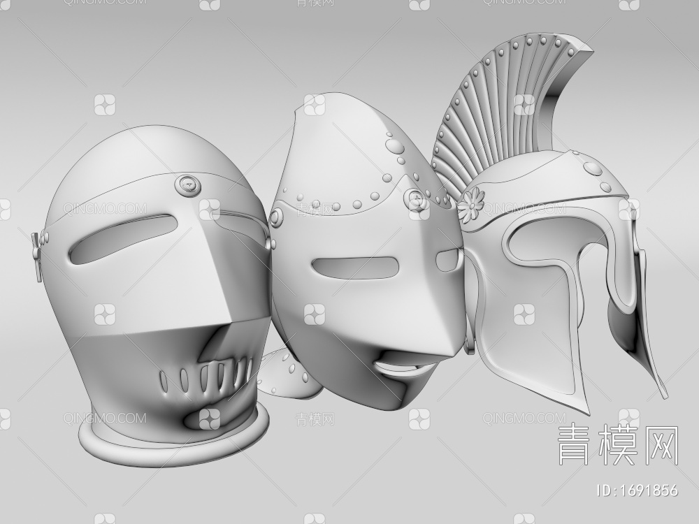 头盔3D模型下载【ID:1691856】