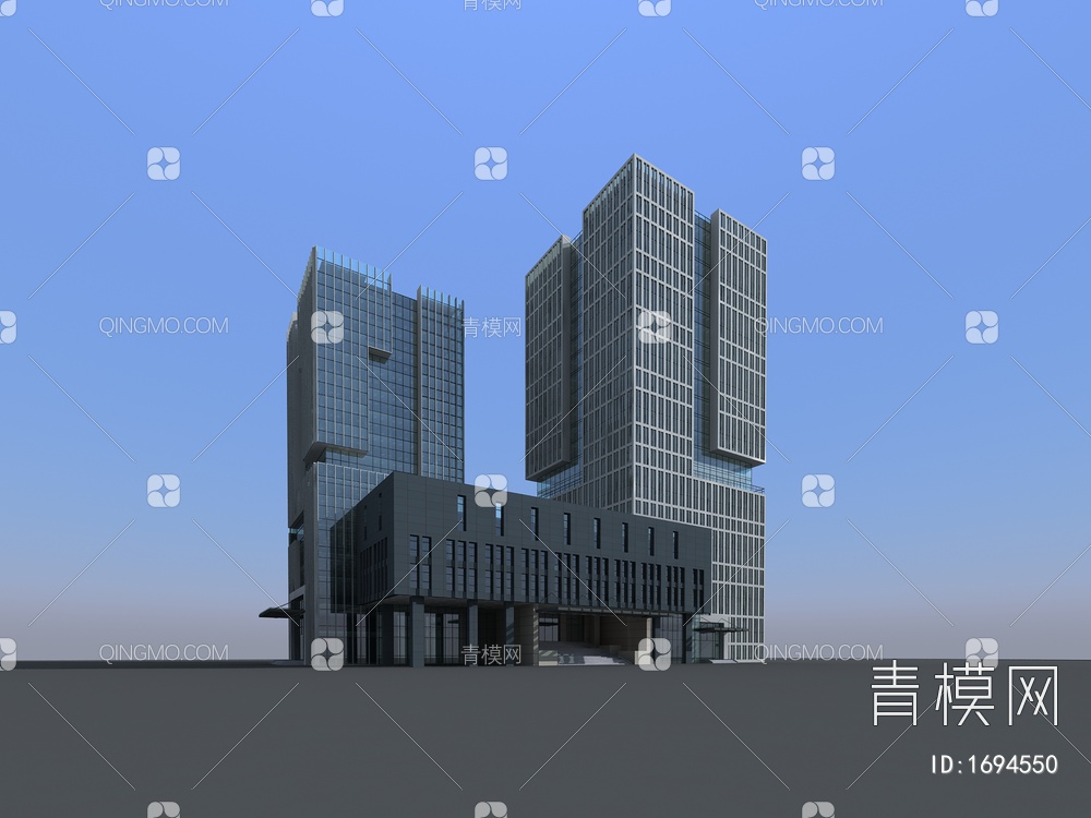办公楼3D模型下载【ID:1694550】