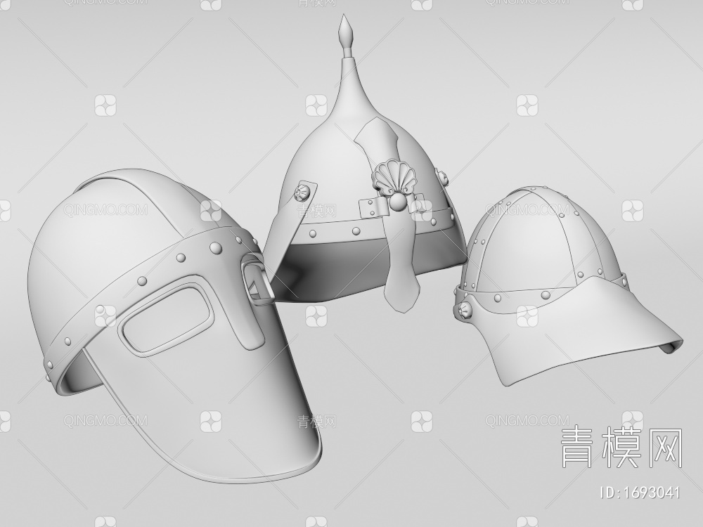 头盔摆件3D模型下载【ID:1693041】