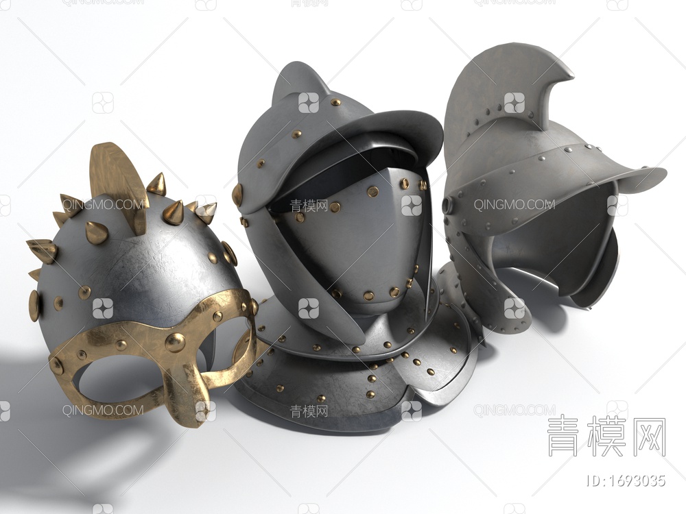 头盔摆件3D模型下载【ID:1693035】