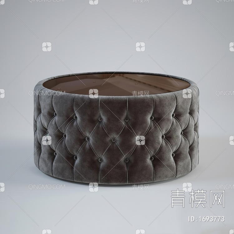 沙发凳3D模型下载【ID:1693773】