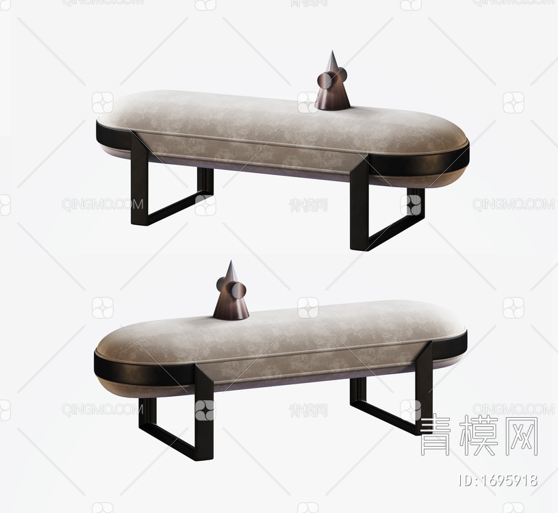 沙发凳3D模型下载【ID:1695918】