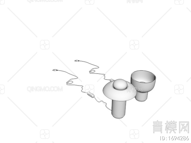 台灯3D模型下载【ID:1694286】