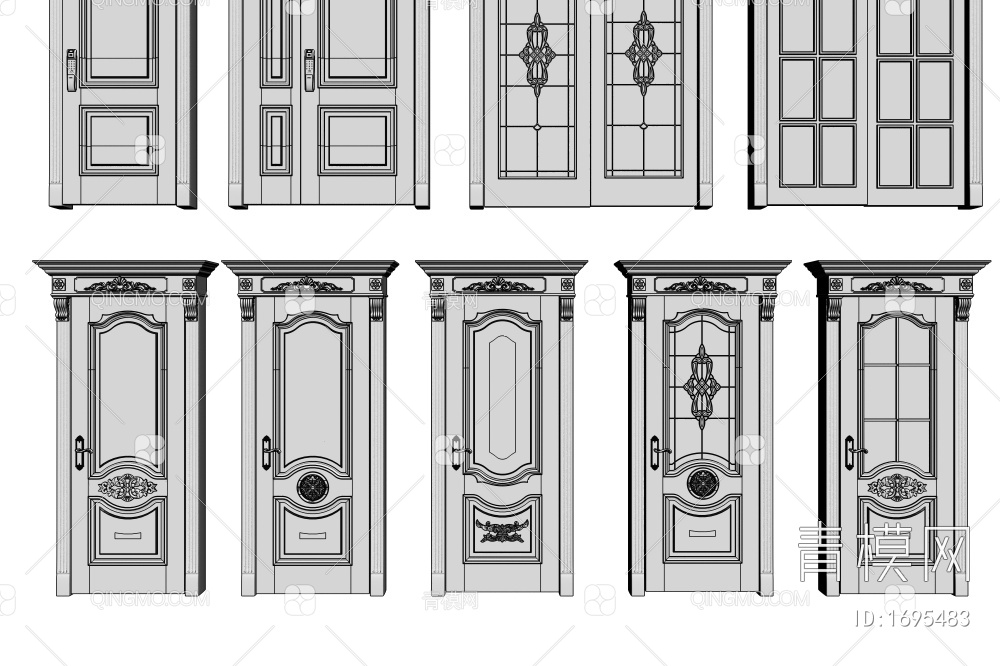 门3D模型下载【ID:1695483】