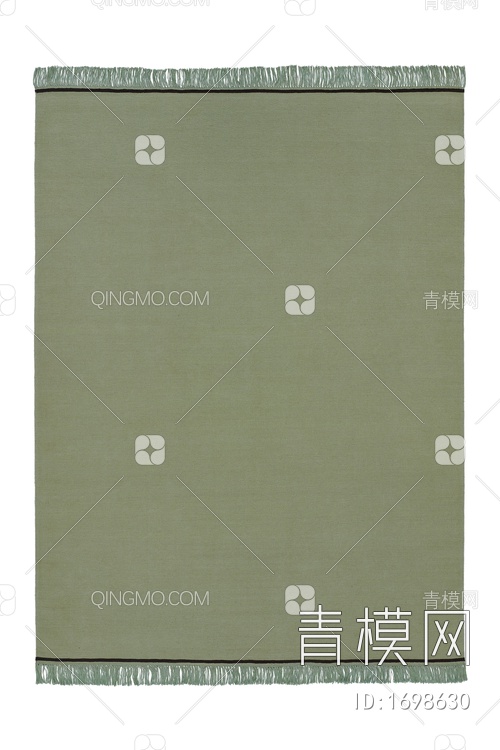 绿色流苏地毯贴图下载【ID:1698630】
