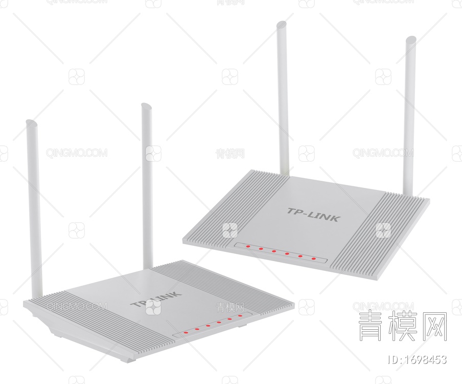 数码电子产品 TP-LINK路由器3D模型下载【ID:1698453】