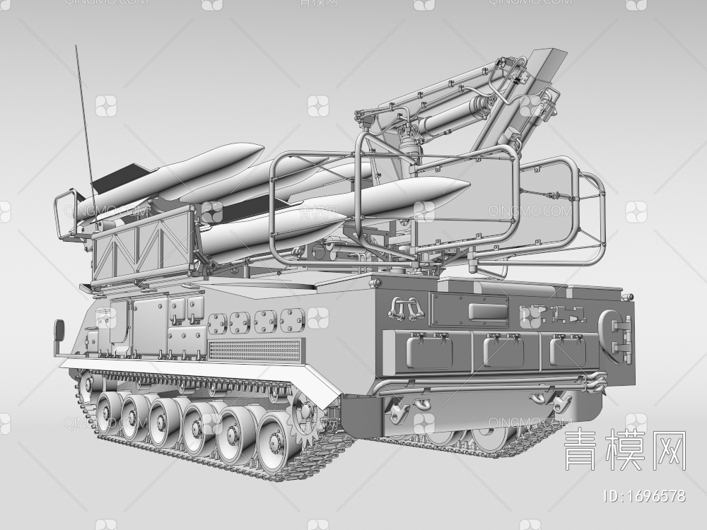 装甲车3D模型下载【ID:1696578】