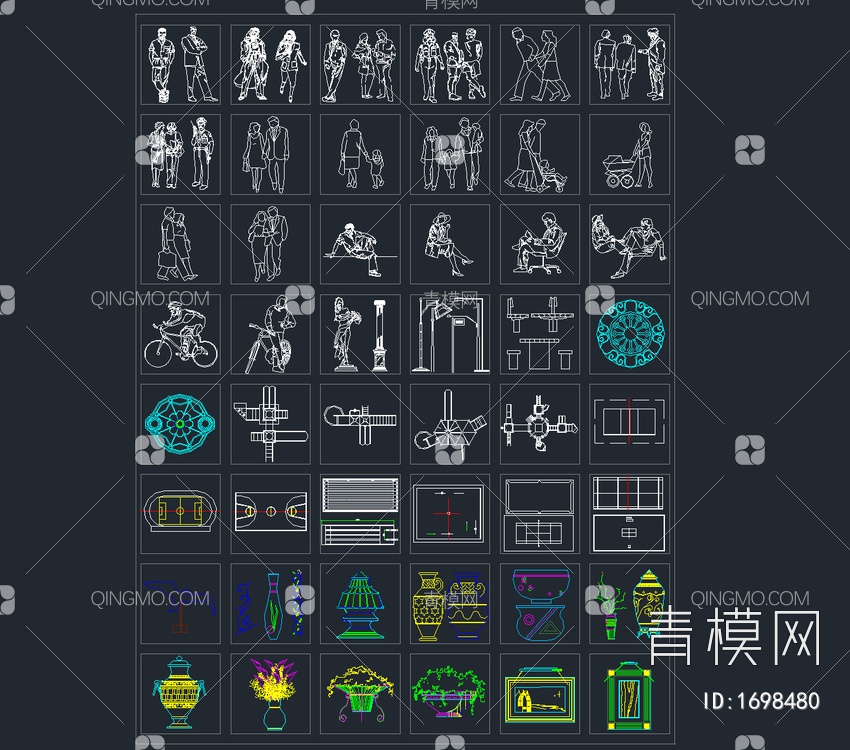 266款人物汽车CAD图库【ID:1698480】