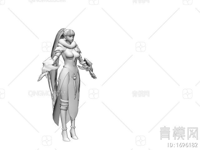 游戏角色 美少女战士3D模型下载【ID:1696182】