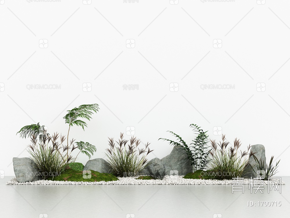 室内外造景，园艺景观小品3D模型下载【ID:1700715】