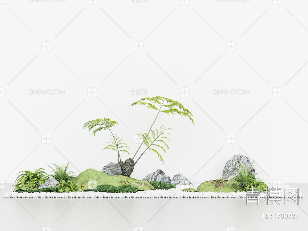 室内外造景，园艺景观小品3D模型下载【ID:1700724】