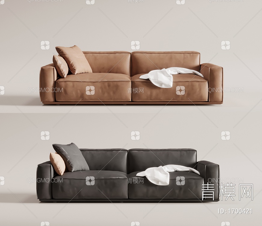 Bonaldo 双人沙发3D模型下载【ID:1700421】