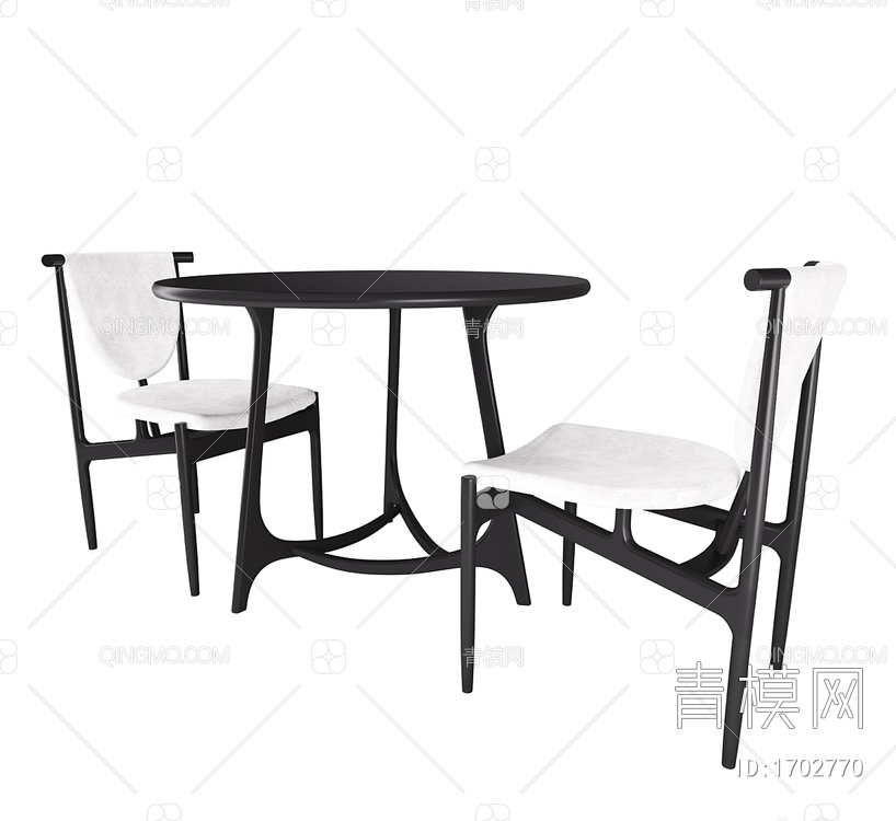 休闲桌椅3D模型下载【ID:1702770】