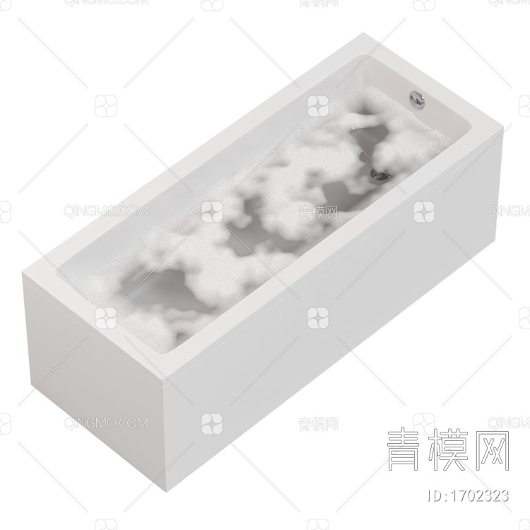 浴缸 水中泡沫3D模型下载【ID:1702323】