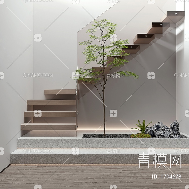 楼梯间3D模型下载【ID:1704678】