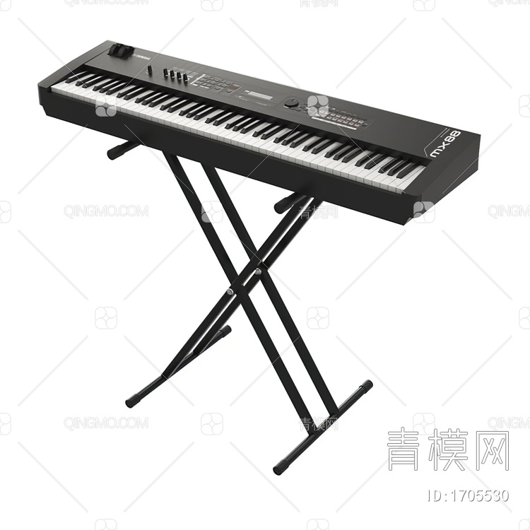 电子琴3D模型下载【ID:1705530】