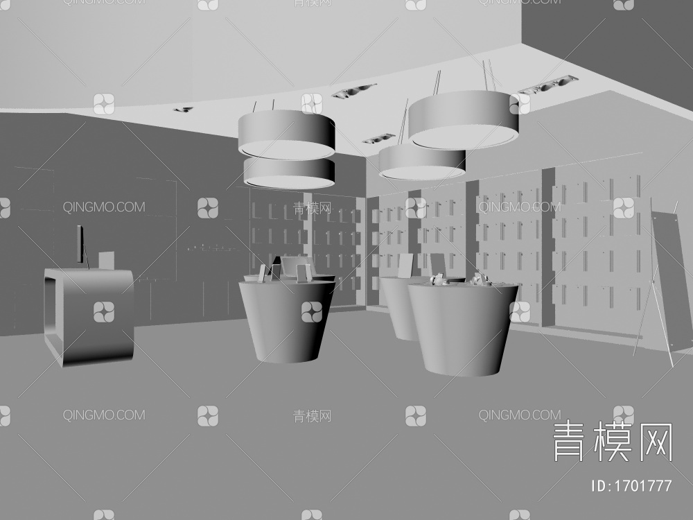 商场商铺3D模型下载【ID:1701777】