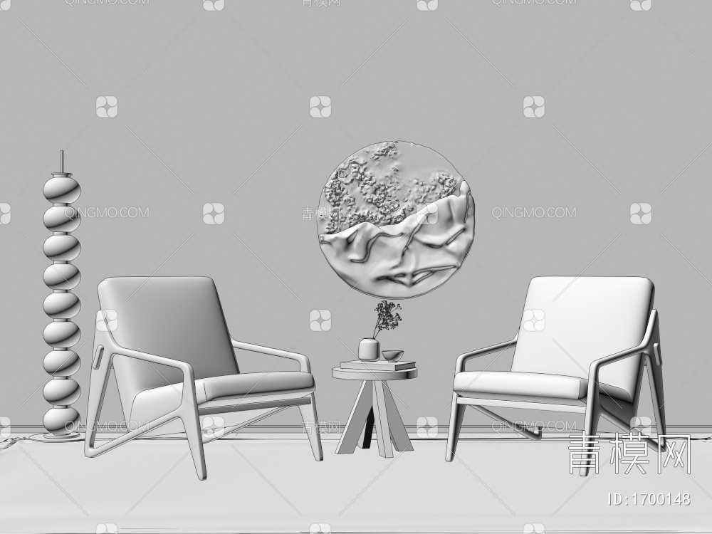休闲椅3D模型下载【ID:1700148】