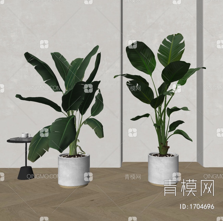 盆栽 盆景SU模型下载【ID:1704696】