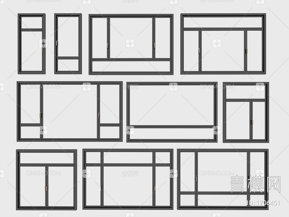 窗户3D模型下载【ID:1706451】