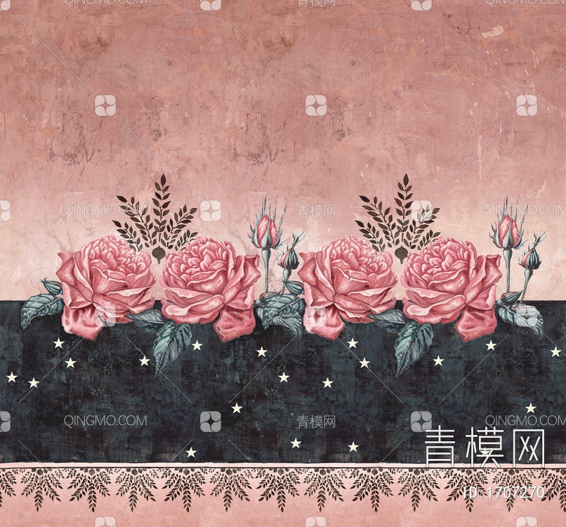 花卉壁纸贴图下载【ID:1707270】