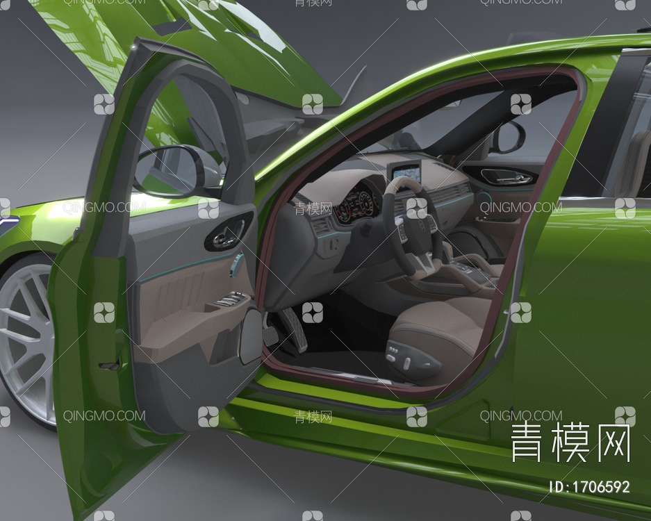 汽车3D模型下载【ID:1706592】