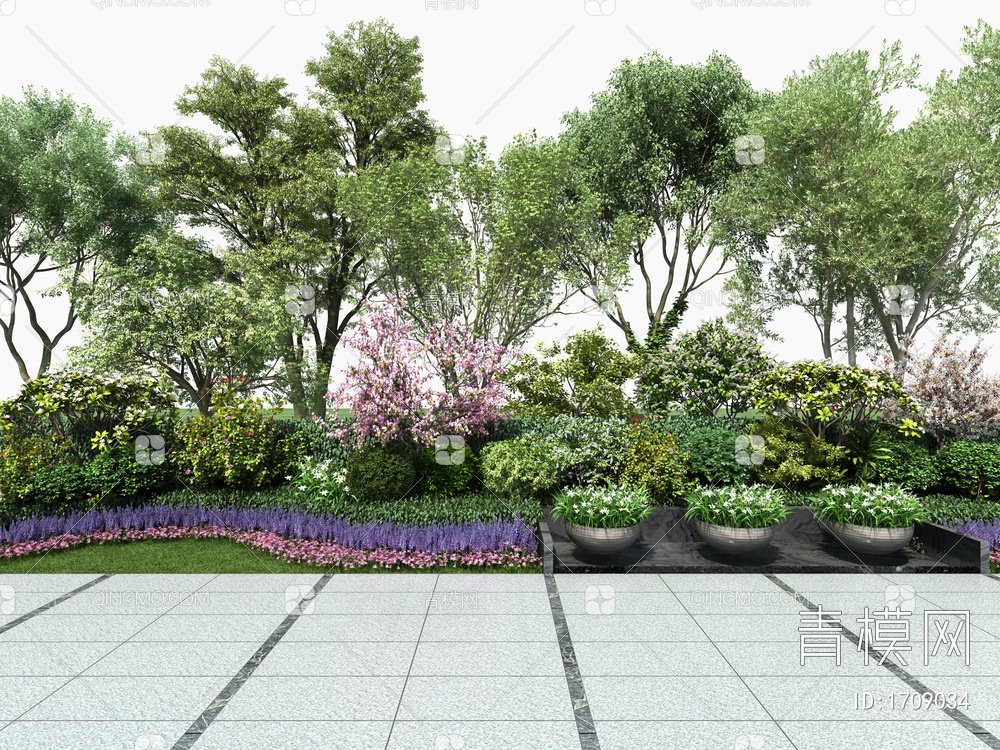 植物堆3D模型下载【ID:1709034】