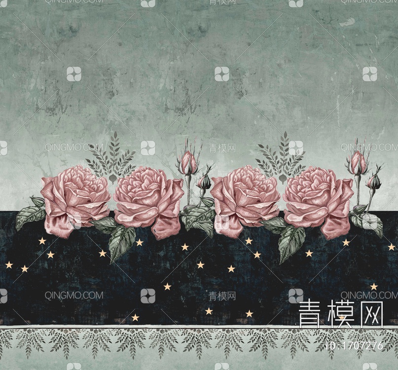 花卉壁纸贴图下载【ID:1707276】