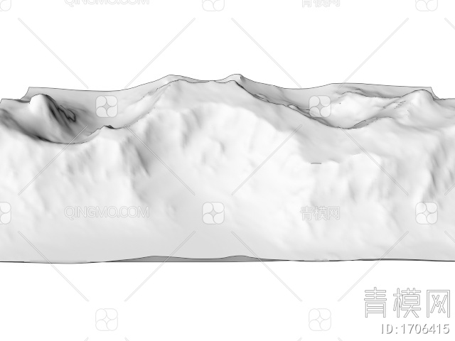 景观 山势地形3D模型下载【ID:1706415】