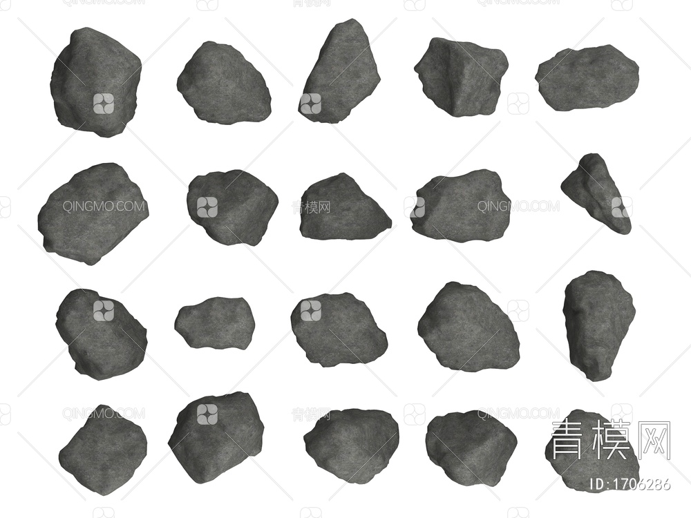 石头3D模型下载【ID:1706286】