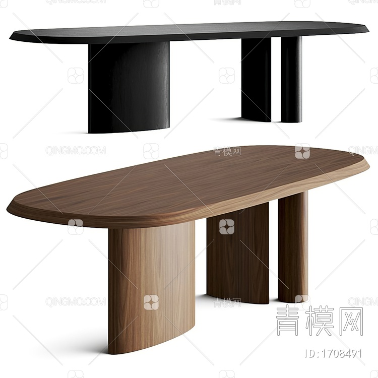 餐桌3D模型下载【ID:1708491】