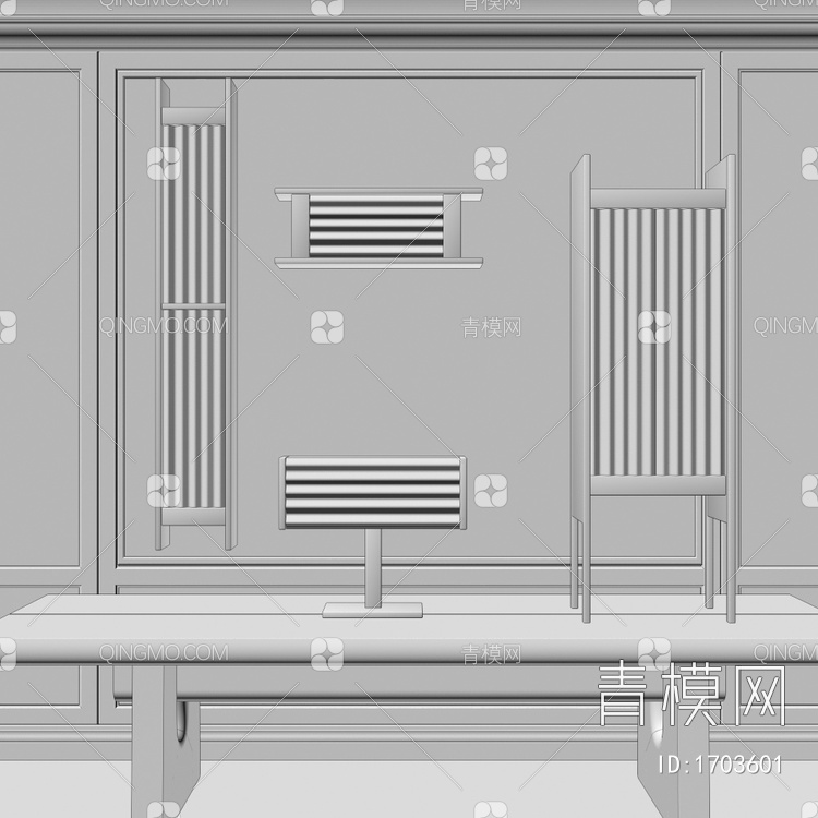 壁灯，落地灯，台灯，灯具组合3D模型下载【ID:1703601】