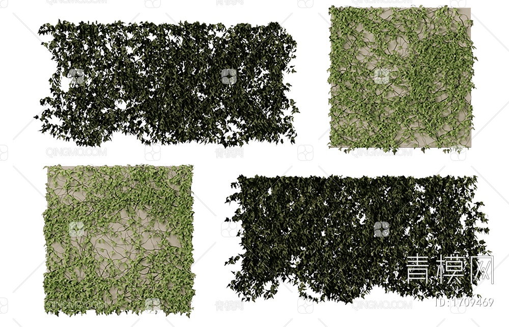 植物墙3D模型下载【ID:1709469】