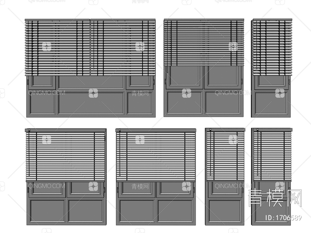 窗户3D模型下载【ID:1706589】