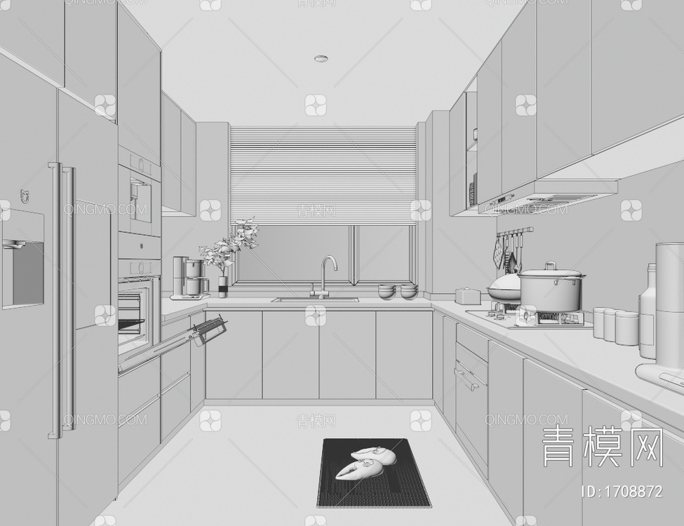 厨房3D模型下载【ID:1708872】