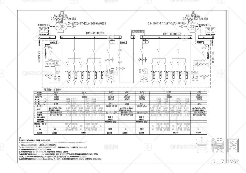 K5-501、K11-401地块项目供配电工程-图纸【ID:1711962】