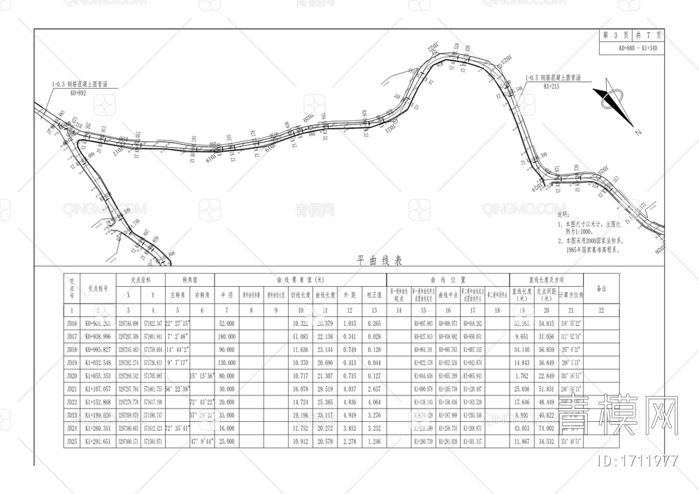 宝顶镇荷叶村斩田路道路工程【ID:1711977】