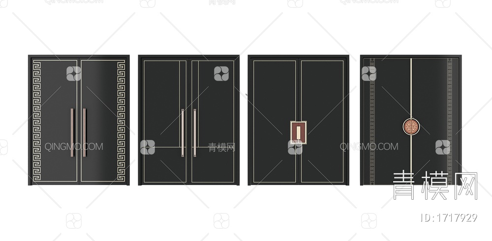 门 单开门3D模型下载【ID:1717929】